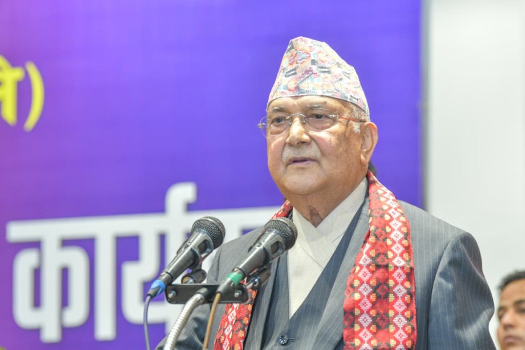ओलीको प्रश्नः महाधिवेशन कसले बोलाउँछ, थिति होला नि त ?